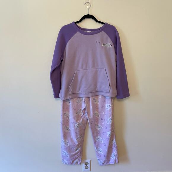 (2) Vintage 1990s Disney M pajama set Winnie the Pooh Eor nap sweater pants - Picture 1 of 15